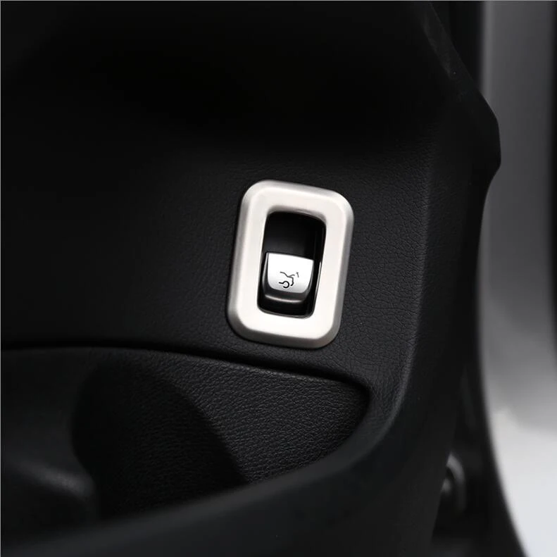 Car Styling Trunk Electronic Handbrake Frame Switch Buttons Decal