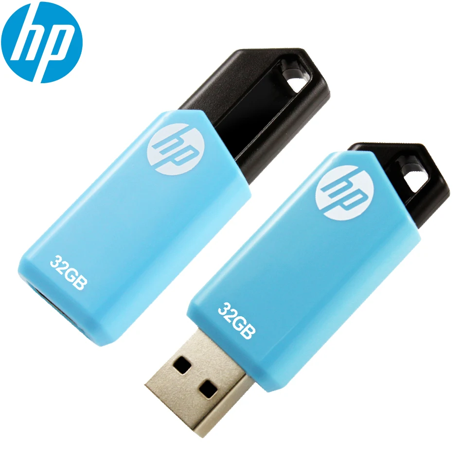 hp V150W без крышки водонепроницаемый USB флэш-накопитель cle USB флеш-накопитель usb-накопитель для внешнего хранения данных флэш-накопитель 64G 32G флешка