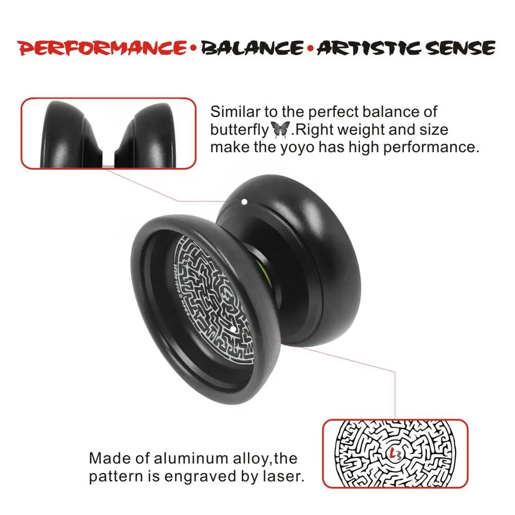 Gift For Children Yoyo Hand Playing Ball Maze Pattern Professional