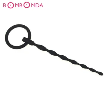 Silicone Urethral Plugging Horse Eye Irritation Rod Masturbation Rod Urethral Stimulation Penis Plug Dilator Sounds Catheter O25