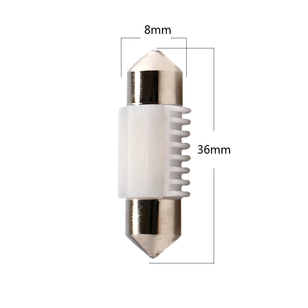 4 шт./лот керамический Festoon C5W 3030 2 SMD LED Canbus без ошибок авто Интерьер Купол лампы