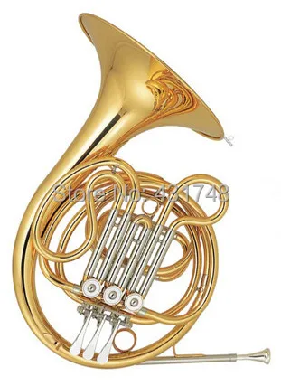 Best price at $344 Cheap Eb/F Junior French Horn Three Valves Cooper Body With Foambody case Children French Horn Musical instruments