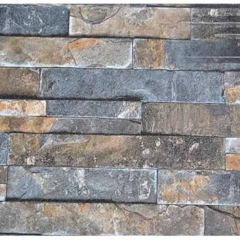 

Wholesale 3d Rock Stone Wallpaper Rolls for Living Room Background Brick Wall Paper PVC Vinyl Waterproof Wallcoverings