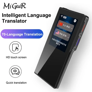 

T6 Intelligent Translator Machine 70 Language Translation WIFI / hotspot 7 Days Standby For Traffic Travel shop Learn Exchange