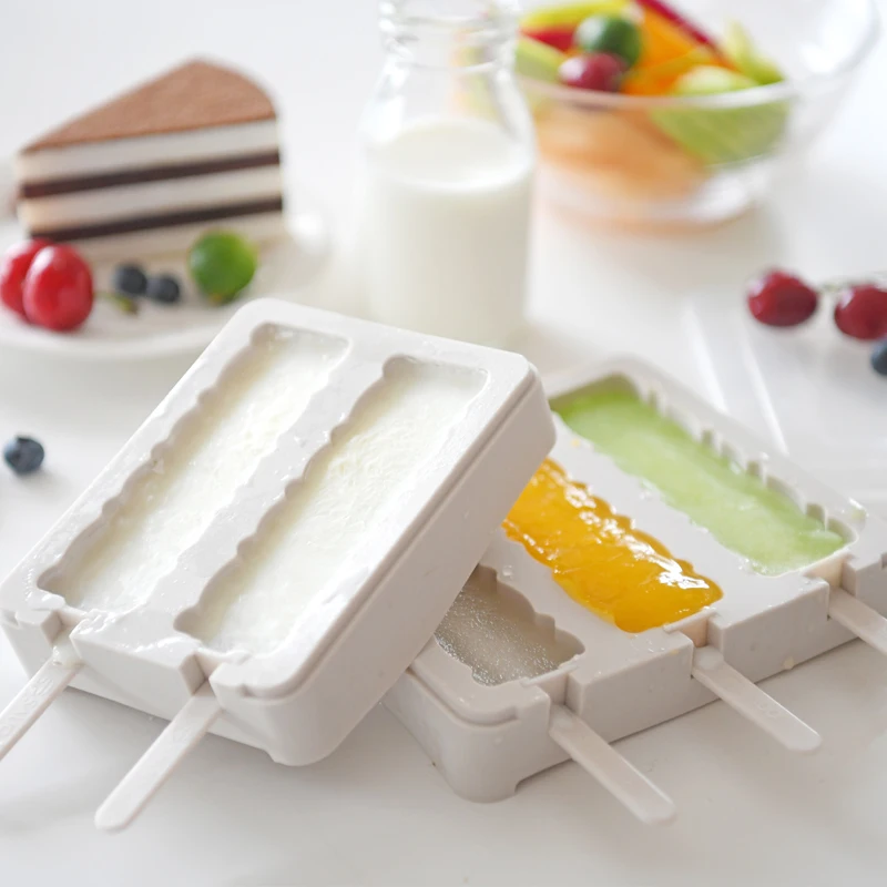 FREELOVE летние палочки для мороженого DIY 2 stick 3 силиконовые инструменты здоровые