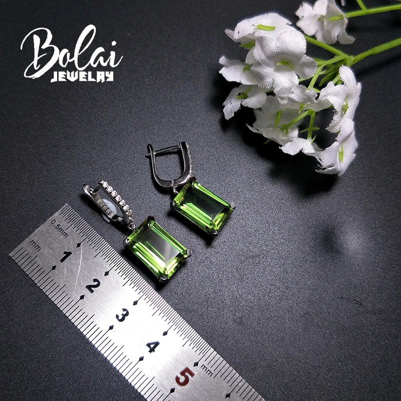 Bolaijewelry, серьги из зултанита, меняющие цвет, серьги диаспор, серебро 925 пробы, Женские Ювелирные изделия с драгоценным камнем, лучший подарок