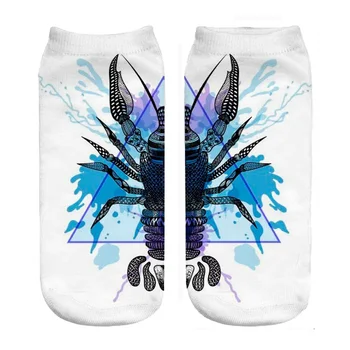

Lobster triangle print pregnant 3D socks wholesales and dropship