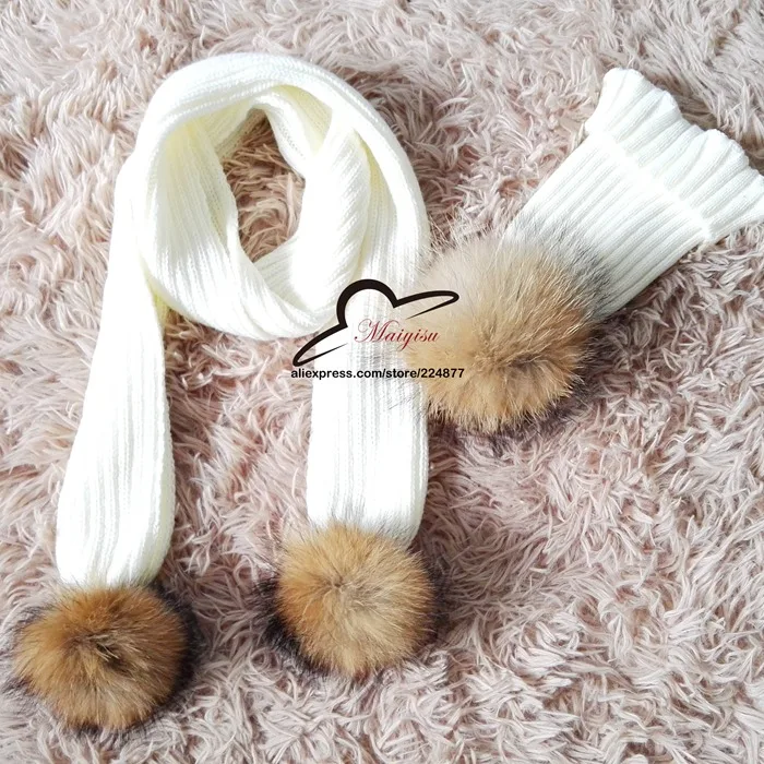 Детский вязаный шарф с помпоном на возраст 0 8 лет|pom pom|pom furpom pom fur |