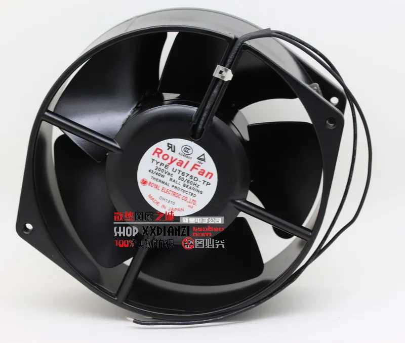 Бесплатная Delivery.200V 43/40 Вт UT675D-TP оригинальный Японский 172*150*55 ROYALFAN высокая