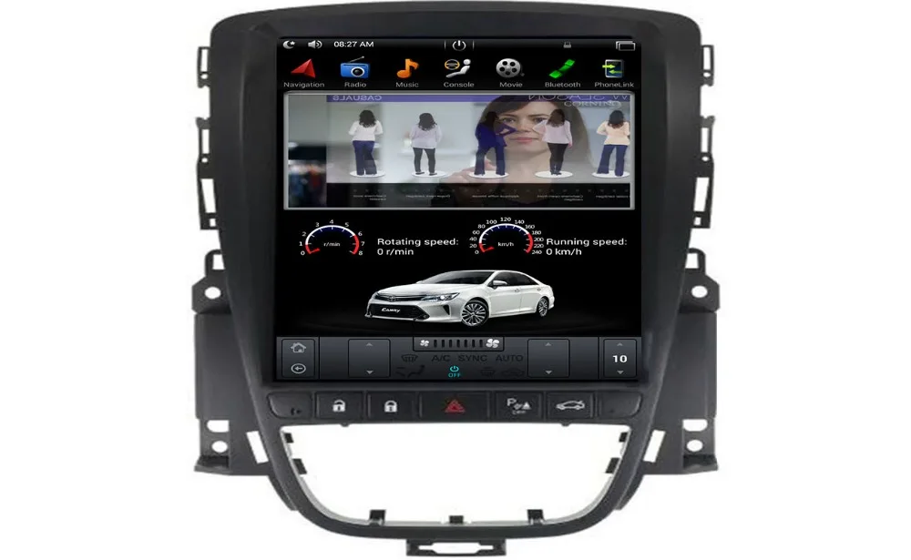 Cheap 2Din Car Radio Android 7.1 Tesla Style GPS Navigation DVD Player for Opel Vauxhall Holden Astra J/Buick Excelle 2010-2013 Unit 5