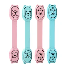 1Pcs/lot White Child Lock Protection of Children Locking Doors for Children's Safety Kids Safety Plastic Protection Safety Lock