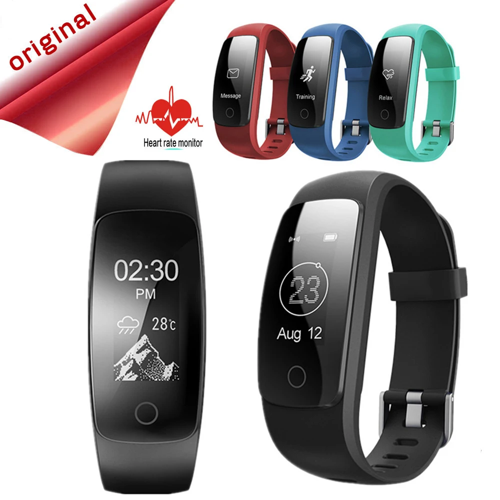 Смарт браслет Smarcent с gps ID107 Plus HR фитнес Bluetooth спортивный трекер датчиком