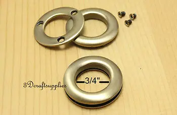 

eyelets metal with washer grommets Anti bronze Alloying round 8 pieces 19 mm E40