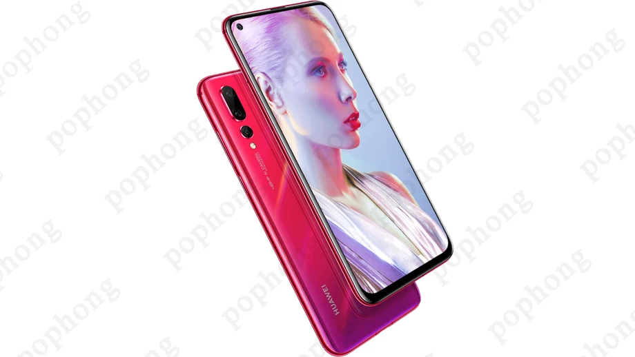 HUAWEI NOVA 4 LTE сотовый телефон 6,4 дюймов 6 ГБ 128 ГБ Kirin 970 Восьмиядерный Android 9,0 отпечатков пальцев 4* камеры