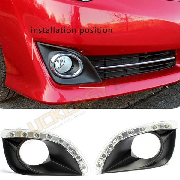 

luckeay drl for toyota camry 2015 daytime running light car led lamp