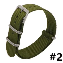 16mmNylon Watch Band Strap Watch Stainless Steel Buckle 1pcs