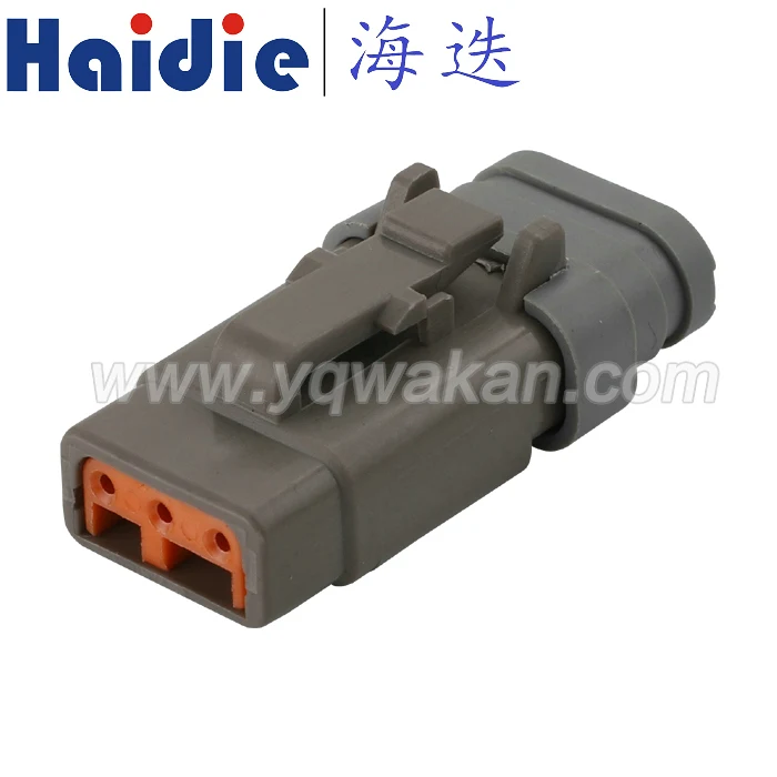 

Free shipping 5sets 3pin Auto Electri waterproof wireharness plug connector DTM06-3S-E007