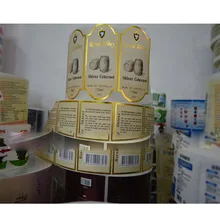 Индивидуальные печати высокого качества пользовательские бумажные наклейки с глянцевой ламинирующей поверхности отделки