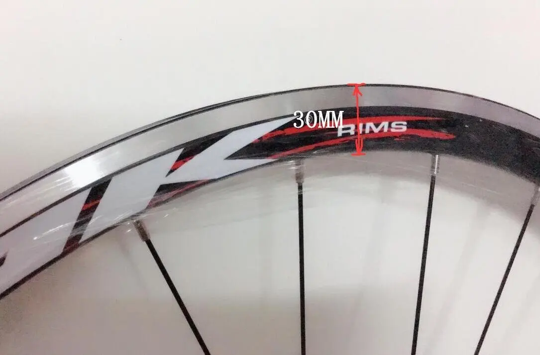 Clearance MEROCA 1680 High Quality 700C Alloy V Brake Wheels BMX Road Bicycle Wheel Aluminium Road Wheelset Bicycle Wheels 4