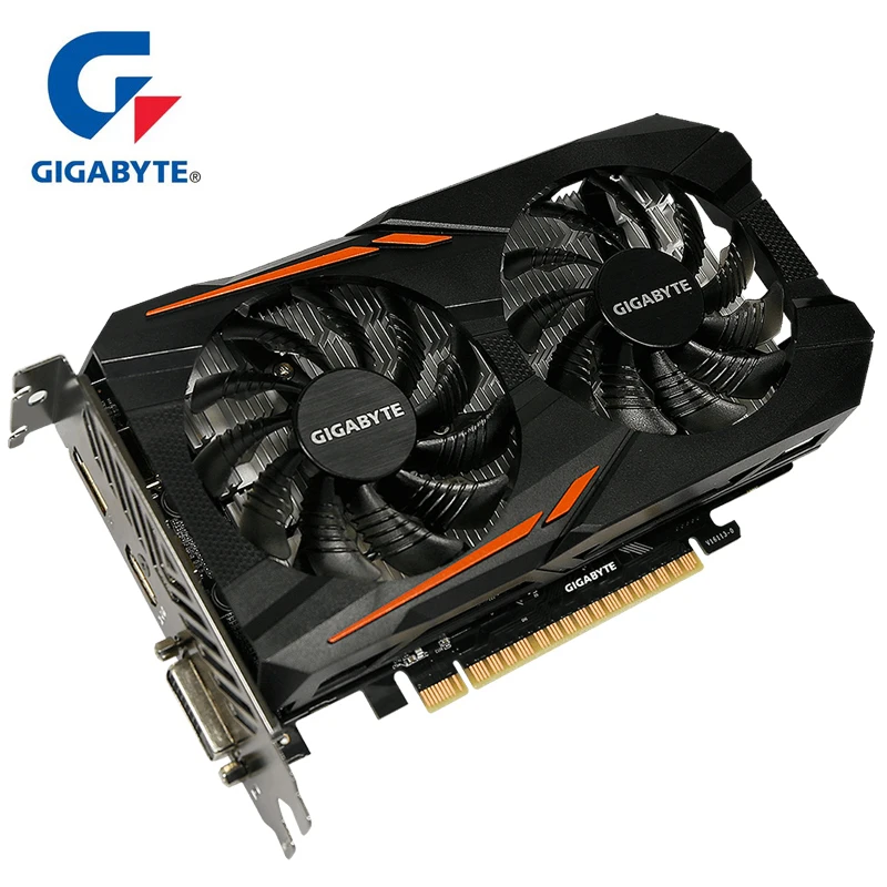 

Gigabyte NVIDIA GeForce GTX 1050 Ti OC 4G Graphics Card Integrated with 4GB GDDR5 128bit Memory Support up to 8K display 60Hz