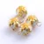 30pcs/lot Colorful Jingle Bells Gold Plated Flower Shaped for Party Christmas Decoration Handmade Accessories 14mm CP0584 16