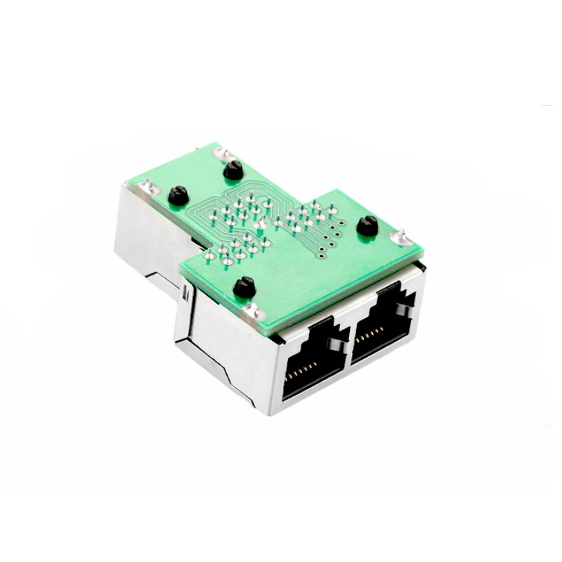Urijk 1 шт. от до 2 способов RJ45 Женский сплиттер адаптер Разъемы интерфейс Ethernet