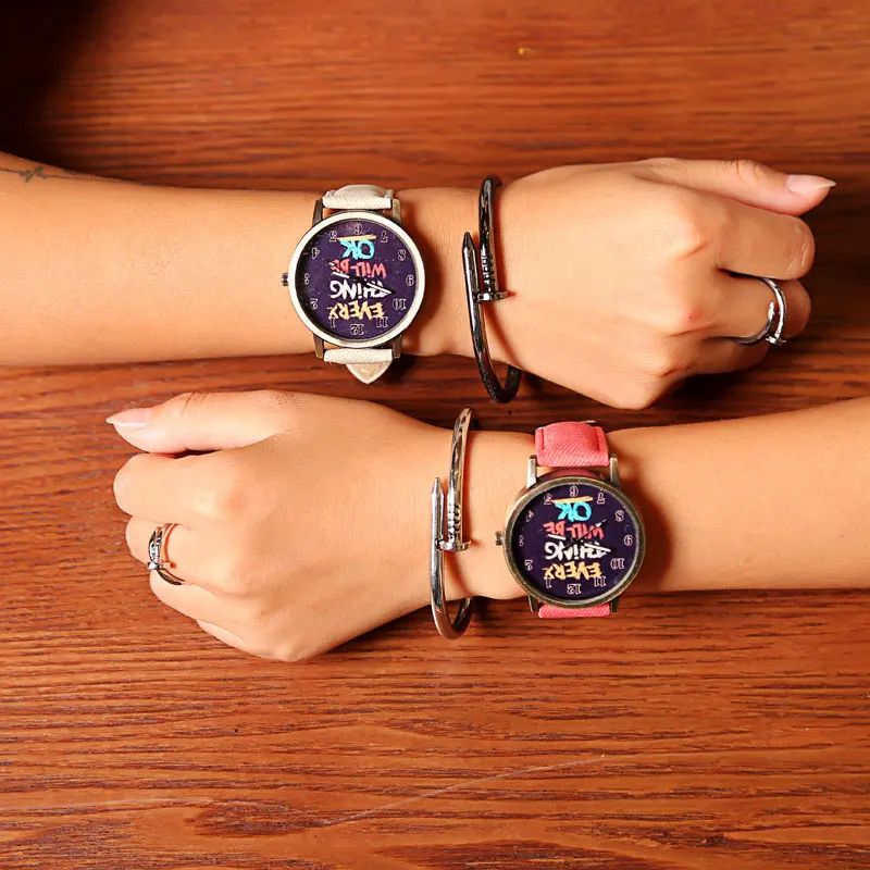 2018 جديد بسيط ساعة معصم المرأة السيدات الكوارتز ساعة اليد للمرأة ساعة الإناث ساعة فريد الطلب تصميم Hodinky عارضة نمط