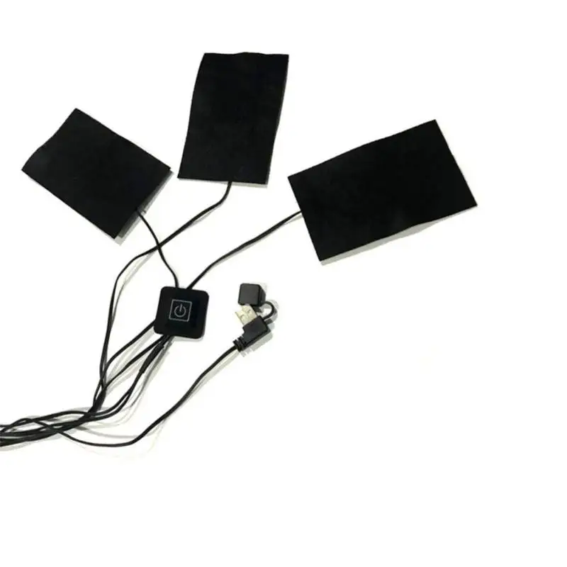 8W Charged Warm Paste Pads Waterproof Carbon Fiber Heating Pad Safe