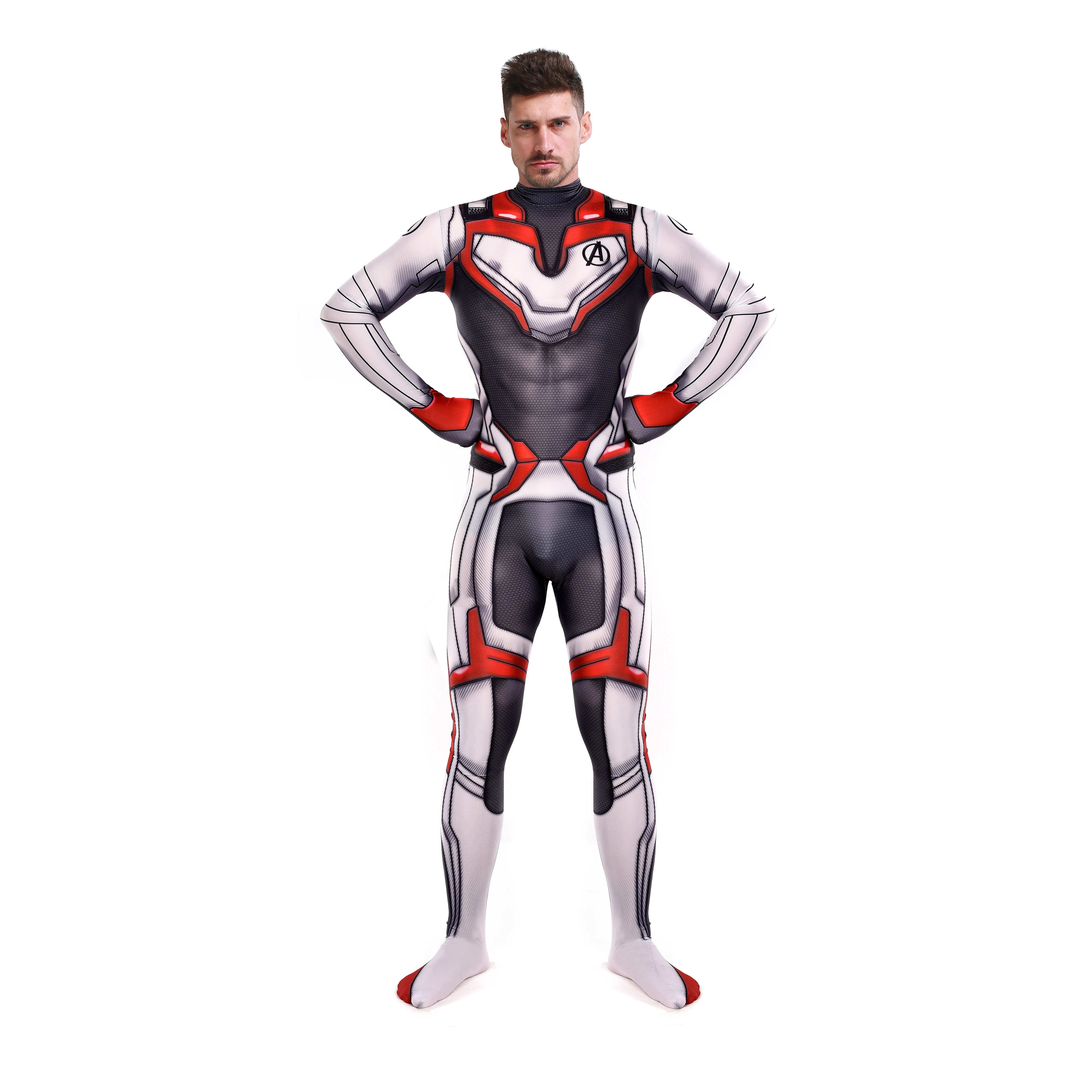 High Quality Avengers 4 Cosplay Costumes 3D Print Lycra 2019 Avengers Endgame film Quantum Realm Team Bodysuits