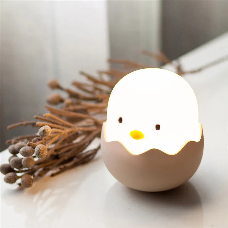 USB Led Garland Light Eggshell Chicken Led Night Light Tumbler Cartoon Bedside Sleepping Nightlight Home Decor Lamparas 40JY3006