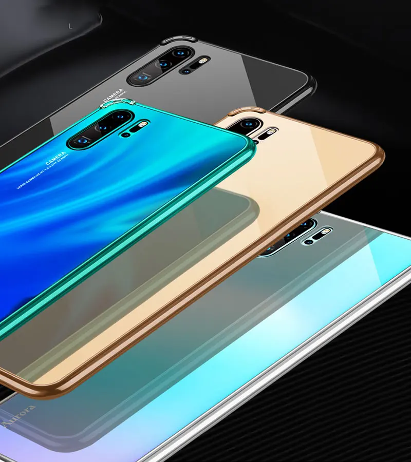 Чехол BEYOUR для huawei P30 Pro, металлическая рамка Авроры, ударопрочный, закаленное стекло, жесткая задняя крышка для huawei P20 Pro, чехол для телефона