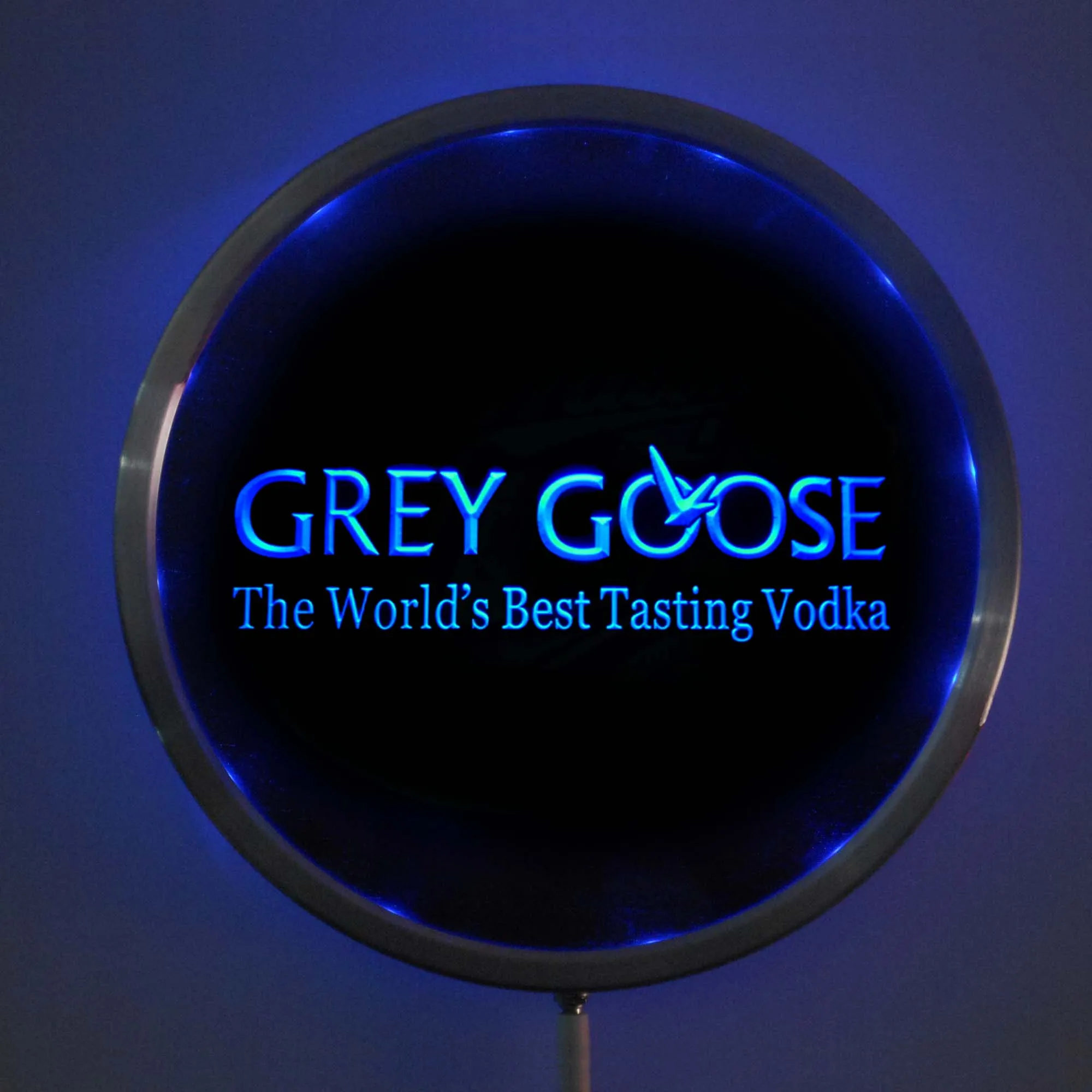 

rs-a0216 Grey Goose Vodka LED Neon Round Signs 25cm/ 10 Inch - Bar Sign with RGB Multi-Color Remote Wireless Control Function
