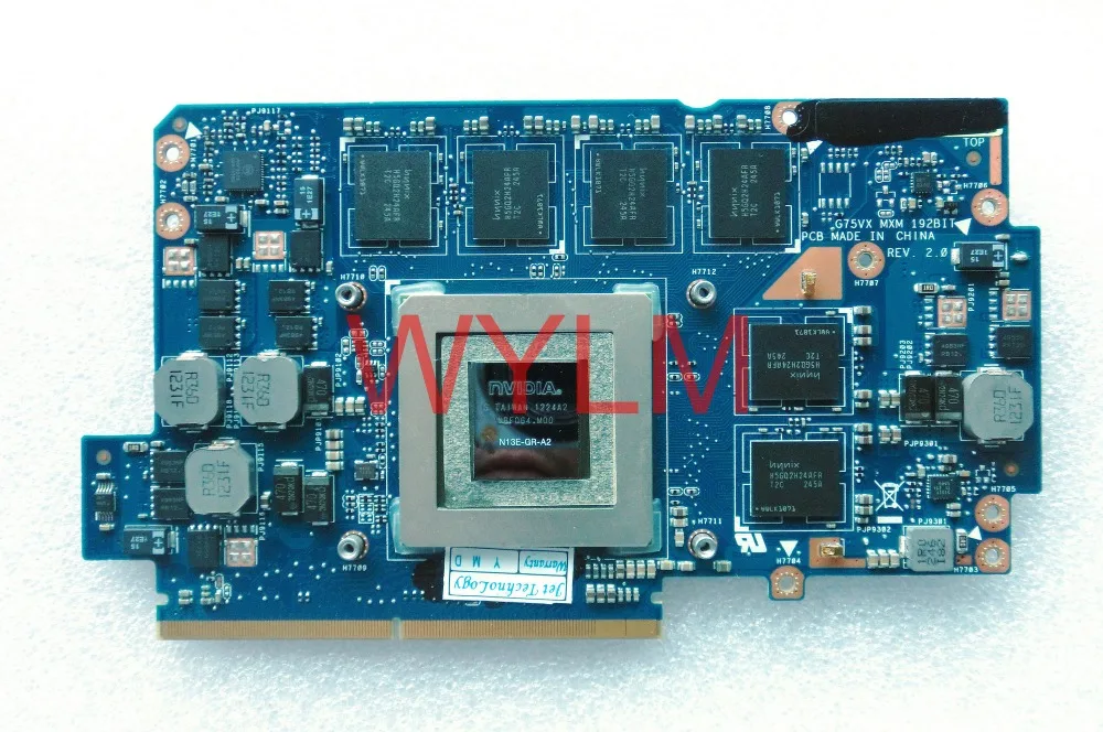 

FREE SHIPPING original GTX670M GTX 670M 670MX 3G GPU G75V G75VX graphics VGA card BOARD N13P-GR-A2 G75VX MXM 192BIT 100% Test