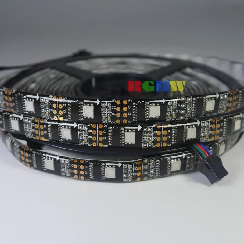 Светодиодная лента WS2801 32 СВЕТОДИОДА/м 160 светодиодов 5050 RGB SMD Magic Dream 5 в пост. Тока