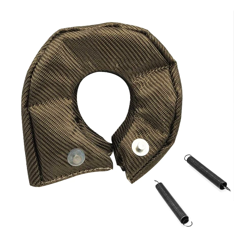 

T3 Lava Fiber Turbo Blanket Engine Heat Shield Barrier Titanium Turbocharger Cover Turbine House For T3 T28 GT25 GT35