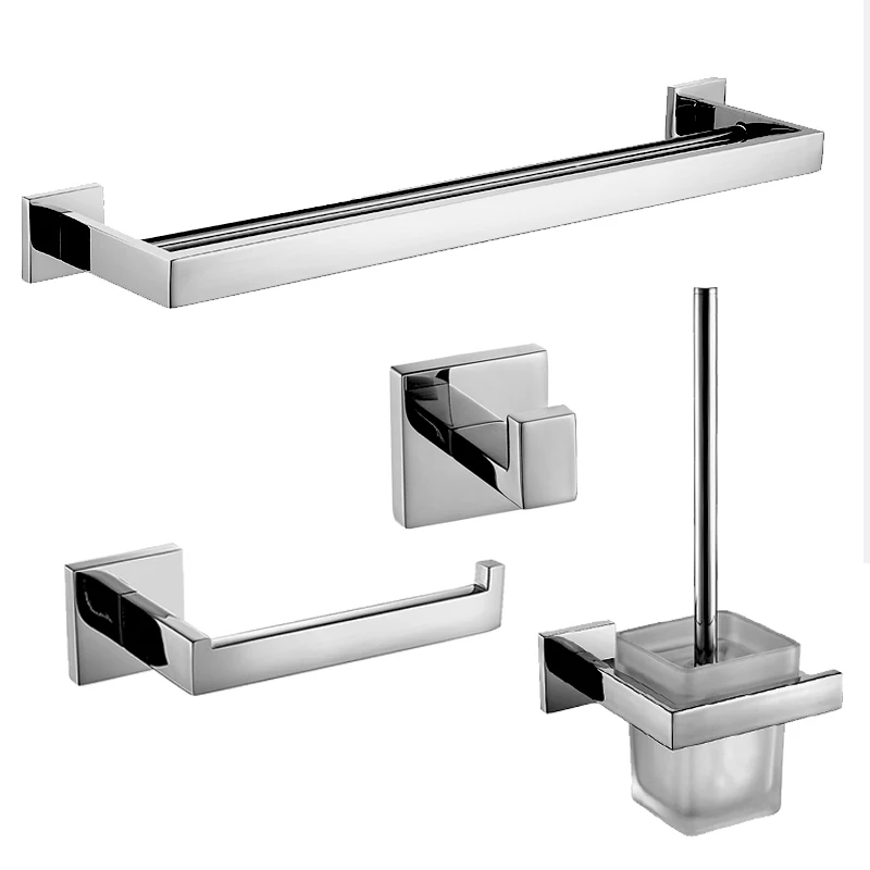 Contemporary Silver Polish Smooth Wall Mounted Bright Surface Contemporary Silver Polish Smooth Wall