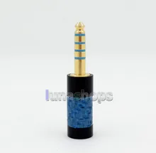 CY2017 Blue Carbon Shell 4 4mm Headphone Earphone Adapter For Sony PHA 2A TA ZH1ES NW WM1Z NW WM1A AMP Player LN005865