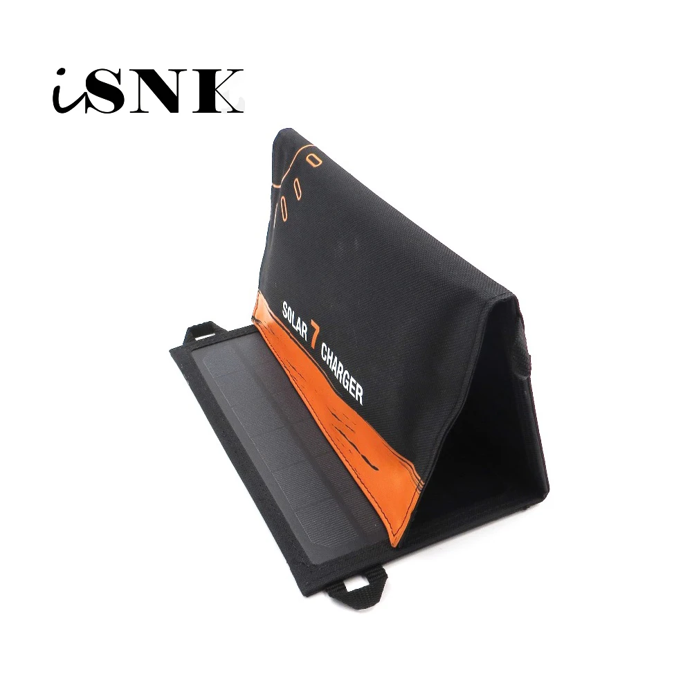 

Portable 7W 1200mA Solar Charger Solar Panels Charger with USH Port Solar Battery Charger Power for Mobile Phones 5V USH