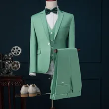 Высококачественные для жениха, смокинг, 13 видов стилей костюм жениха Свадебные/ужин Костюмы Best Man жениха(пиджак+ штаны+ жилет) для маленькой девочки B361