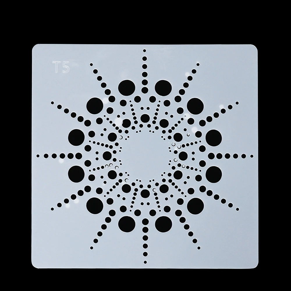 

DIY Craft Mandala Auxiliary Layering Stencils For Walls Painting Scrapbooking Stamp Album Decor Embossing Paper Card Template#65