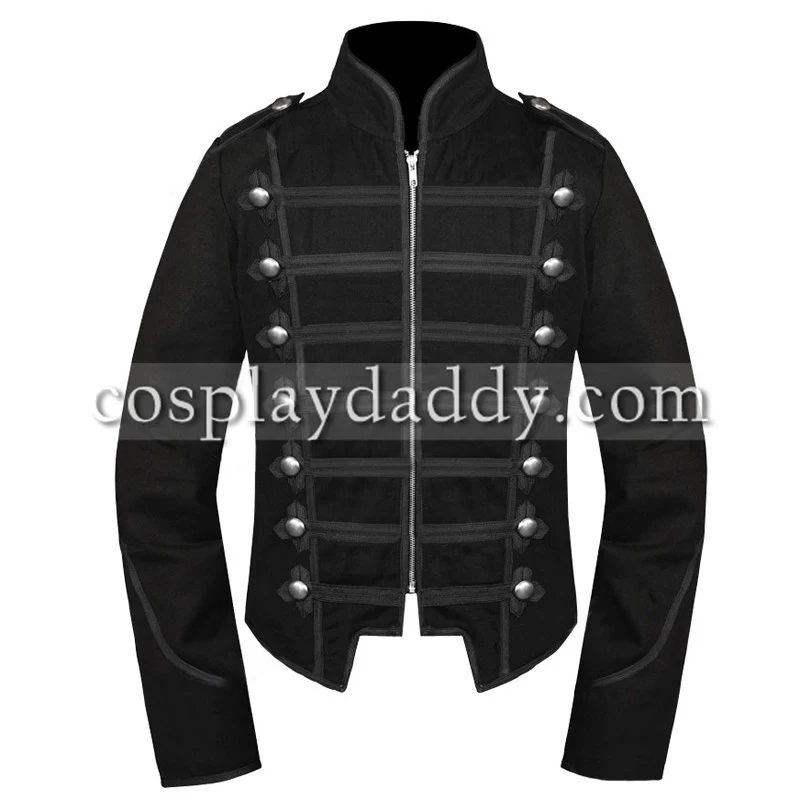 

My Chemical Cosplay Black Military Parade Jacket Top Costume