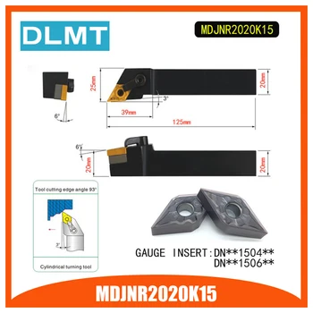 

MDJNR2020K15 93 Degree External Turning Lathe Bar Tool Holder For DNMG150404 DNMG150408 Used on CNC Lathe Machine