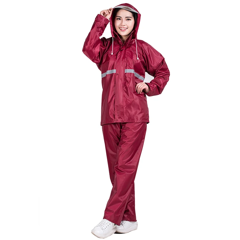 

Rainfreem Impermeable Raincoat Women/Men Double-layer Hood Rain Coat Motorcycle Rainwear Camping Rain Gear Poncho