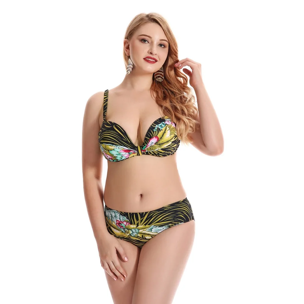 push up bra swimsuits plus size