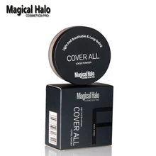 Бренд Magical Halo Make Up праймер свободная Пудра со спонжем фиксирующая Пудра Poudre Libre масло-контроль финишная пудра матовый банан