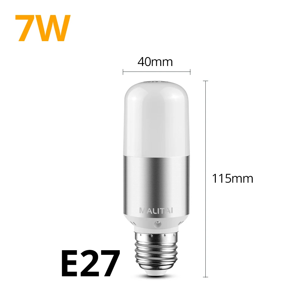 Длительный срок службы кухонный шкаф светодиодный светильник AC85V-265V светодиодный светильник E27 Настольный ночной Светильник энергосберегающая лампа домашняя лампа без мерцания - Цвет: E27-7W