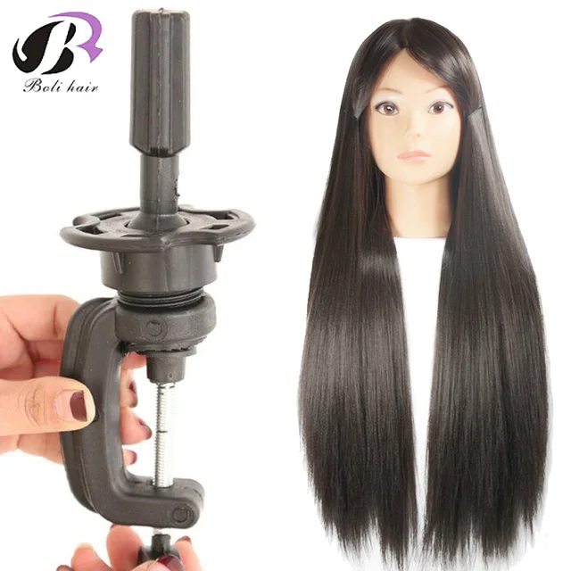 Free Shipping! 26" Mannequin Head Hair Yaki Synthetic Maniqui