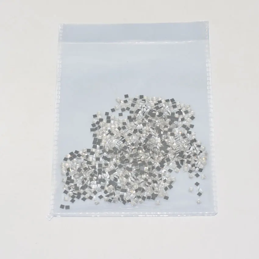 1000pcs/pack Square Strass Stones Rhinestones Diamond Sewing Beads for Wedding Dress Nail Art Not Hot Fix - Color: 2mm Square 1000pcs