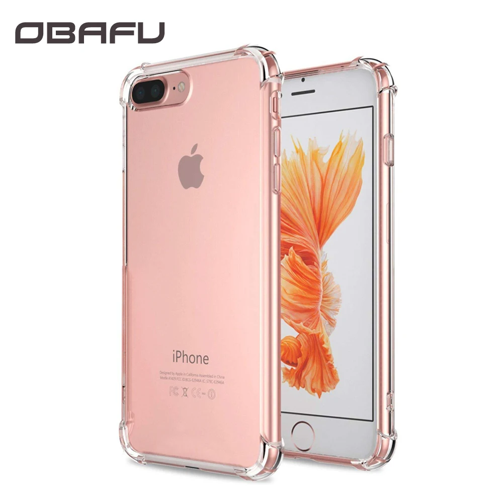 

Luxury Crystal Clear Protection Shockproof Bumper Transparent Silicone Phone Cover Case For iPhone X XS XR XS Max 8 7 6 6S Plus