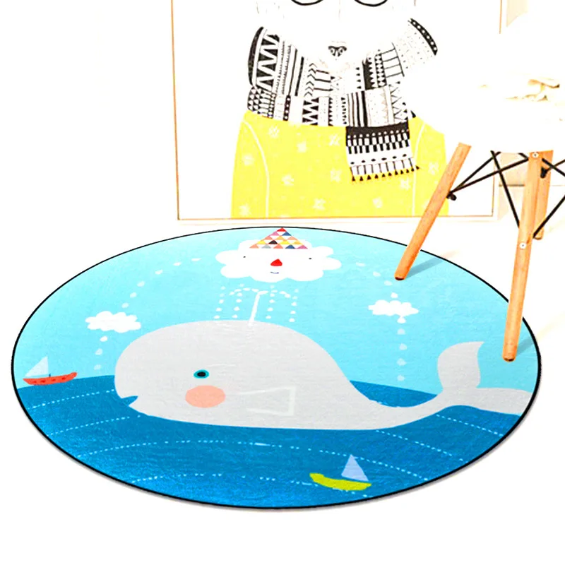Cartoon Animals Carpet Kids Room Thick Soft Round Carpet Computer Chair Fur Rug Fashion Rugs For Bedroom Kids Tent Round Rug Mat Cartoon Animals Carpet Kids Room Thick Soft Round Carpet Computer Chair Fur Rug Fashion Rugs For Bedroom Kids Tent Round Rug Mat
